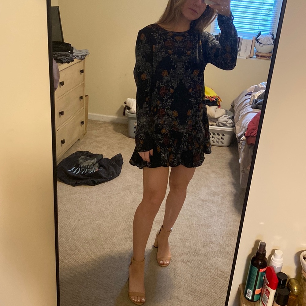 Free people open back dress
